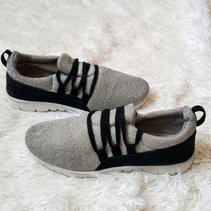 MIA silver glittery sneakers